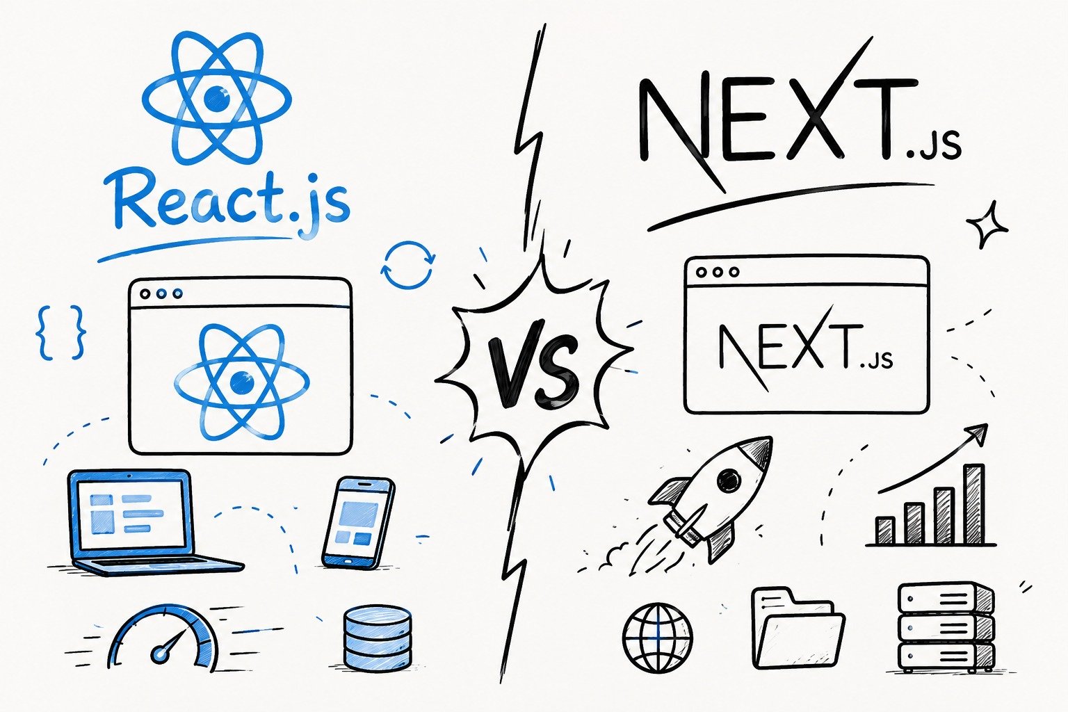 React.js vs. Next.js: The 2026 Enterprise Architecture Guide for CTOs